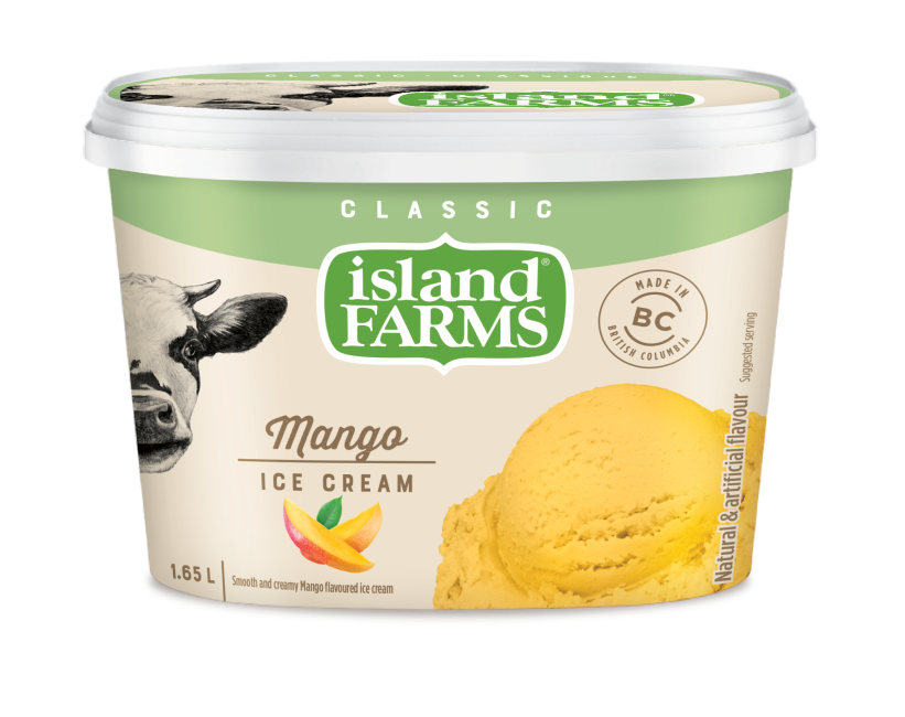 Classic Mango Ice Cream Island Farms